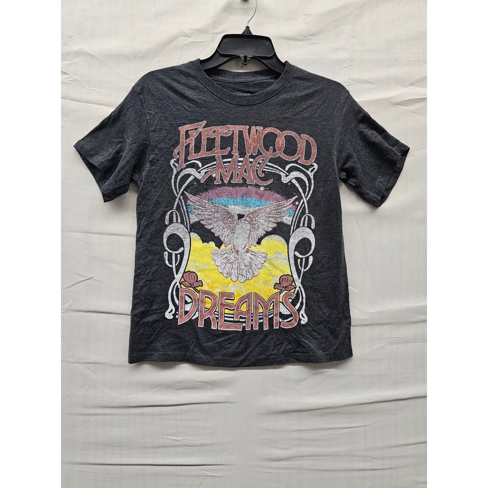 Fleetwood Mac Dreams Graphic T-Shirt Charcoal Gray XS FMA135967 New with Tags